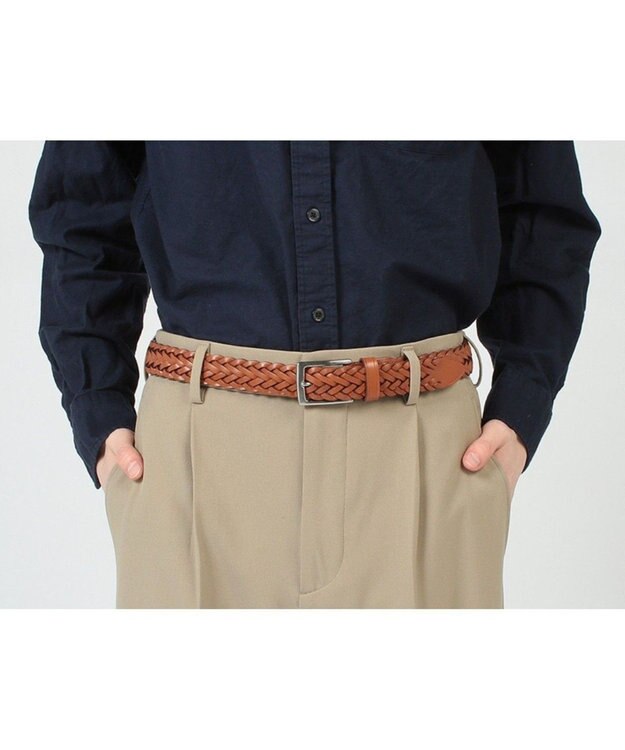 REGAL FOOT COMMUNITY 【リーガル】TS84 プレミアム メッシュベルト ベルト ブラウン