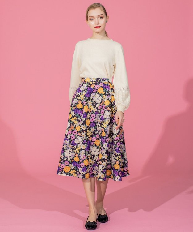 TOCCA 【洗える！】MIRAGE スカート ネイビー系5