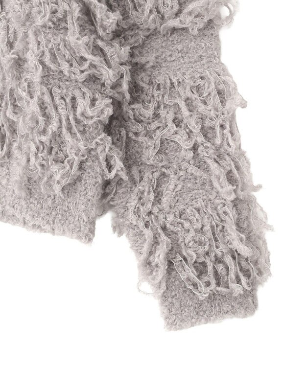 CRAFT STANDARD BOUTIQUE ループ編みニットプルオーバー Gray