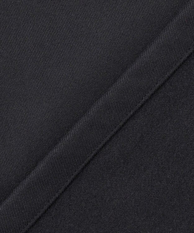 UNFILO MENS 【男女兼用】フラノライク ハーフジップ シャツブルゾン [24年秋冬商品] チャコール グレー