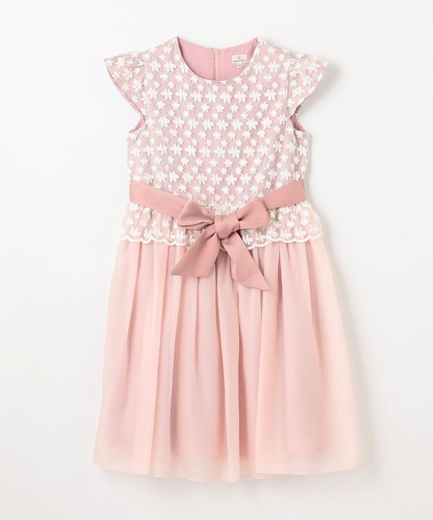 組曲 KIDS 【150-160㎝】ミスティフラワー ドレス ピンク