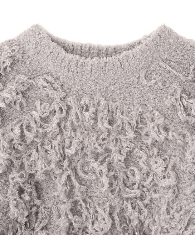 CRAFT STANDARD BOUTIQUE ループ編みニットプルオーバー Gray