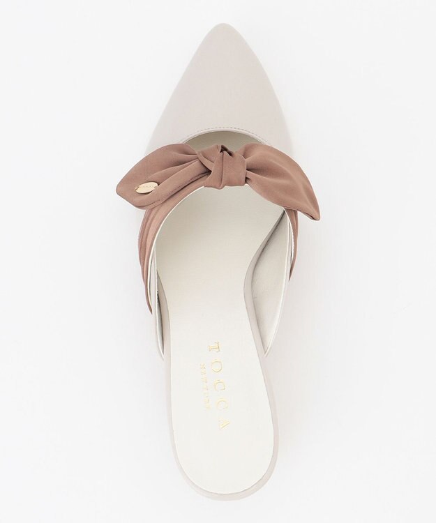 TOCCA RIBBON MULE SANDALS ミュールサンダル ピンク系