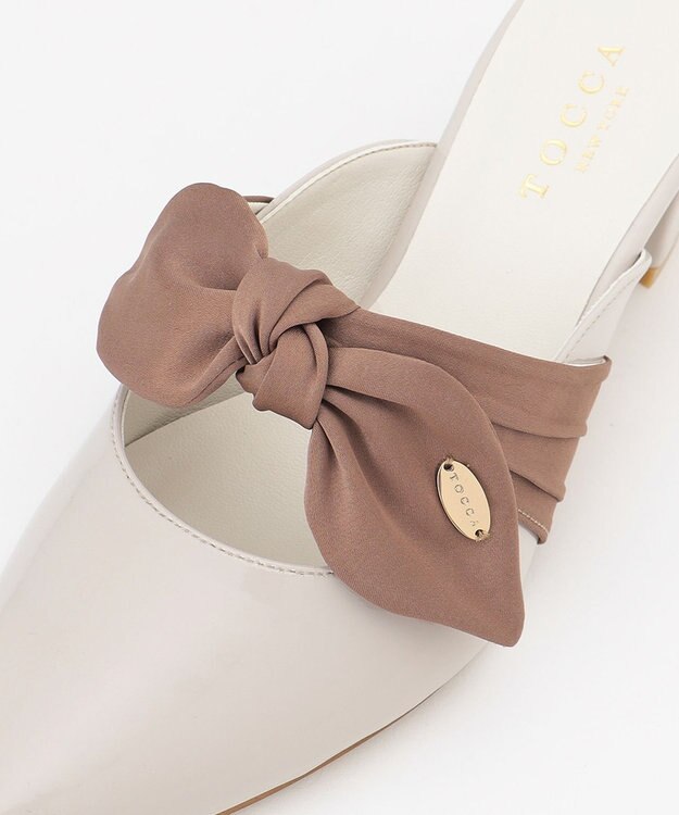 TOCCA RIBBON MULE SANDALS ミュールサンダル ピンク系