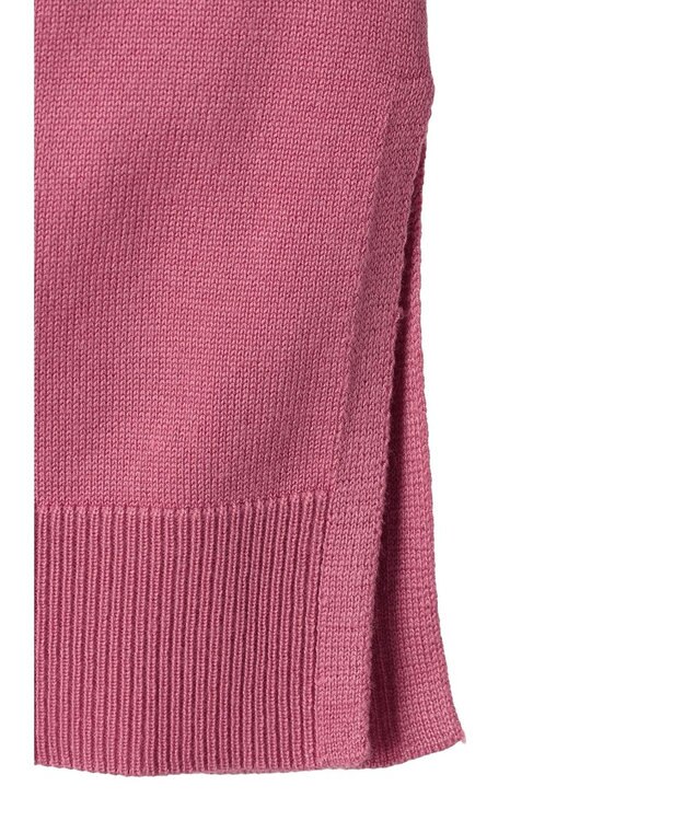 earth music&ecology サイドスリットルーズＶネックカーディガン Pink