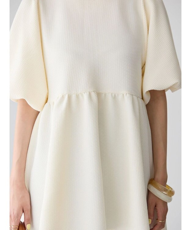 AMERICAN HOLIC ジャガードティアードカットプルオーバー Ivory