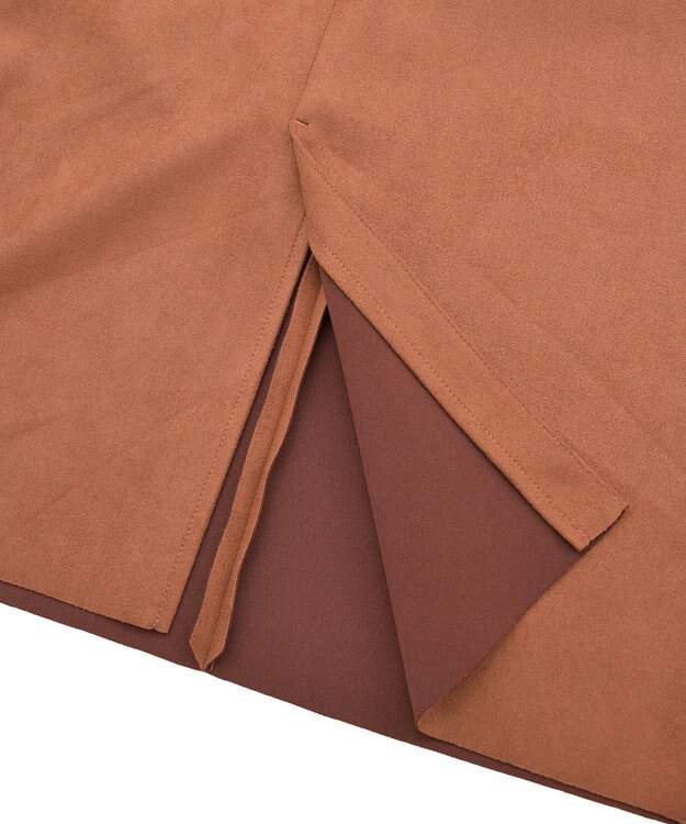 YECCA VECCA ハイウエストフェイクスエードスカート Terracotta
