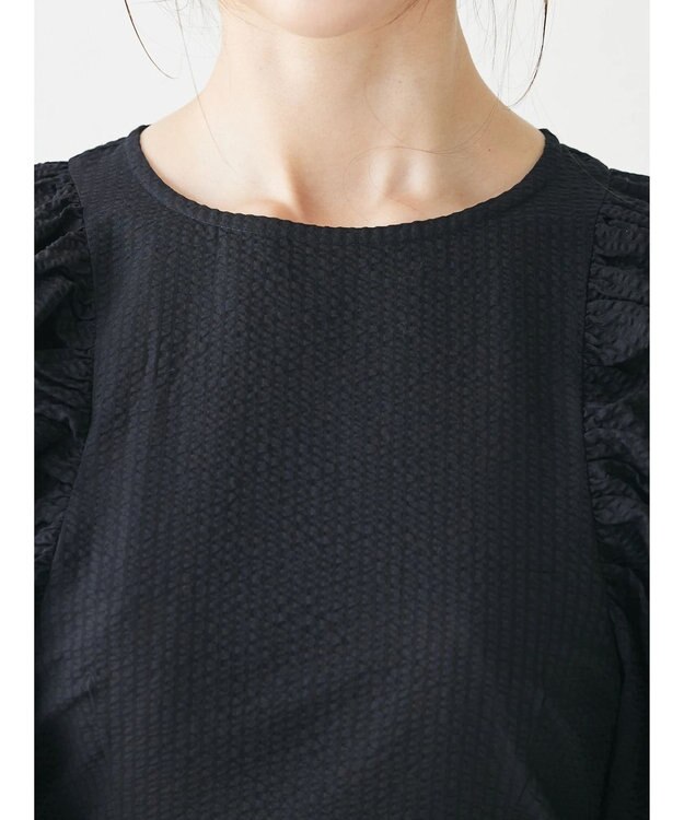 Green Parks AnriettMusee バックカットワークワンピース Black