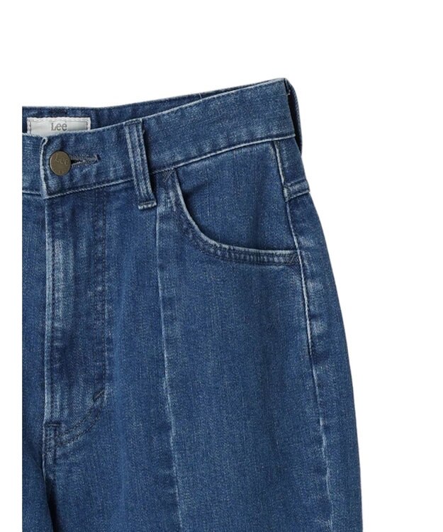 earth music&ecology Ｌｅｅ×ｅ．ｍ．ａ．ｅ．スリットフレアデニムパンツ Light Indigo