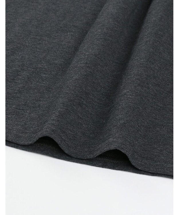 tsumori chisato SLEEP ツモリチサト ワンピース 綿混ベア天竺素材(本体) 1分袖 半袖 ロング丈 レディース UNT125/ワコール ブラック