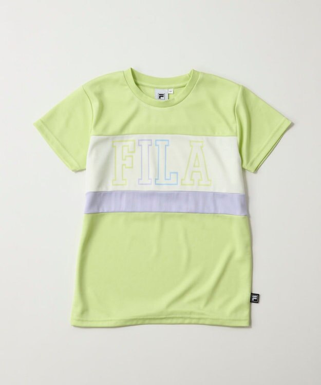OP／FILA 【FILA】ドライピケ半袖Tシャツ レモンイエロー