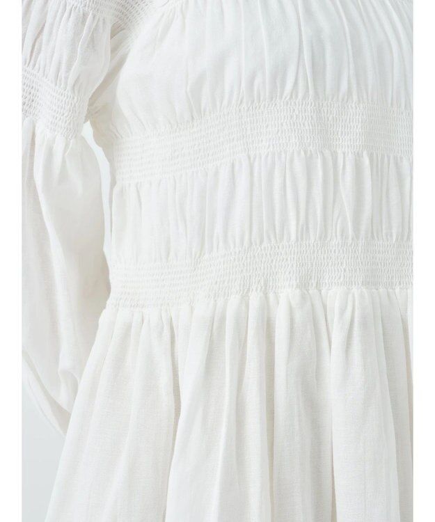 earth music&ecology シャーリングチュニック Off White