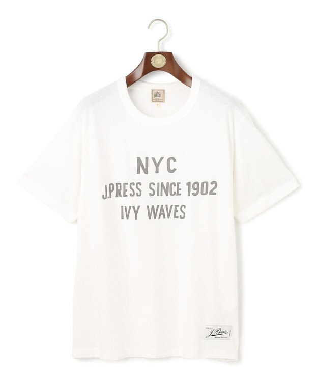 J.PRESS MEN 【NYUZELESS】NYC グラフィック Ｔシャツ ホワイト系