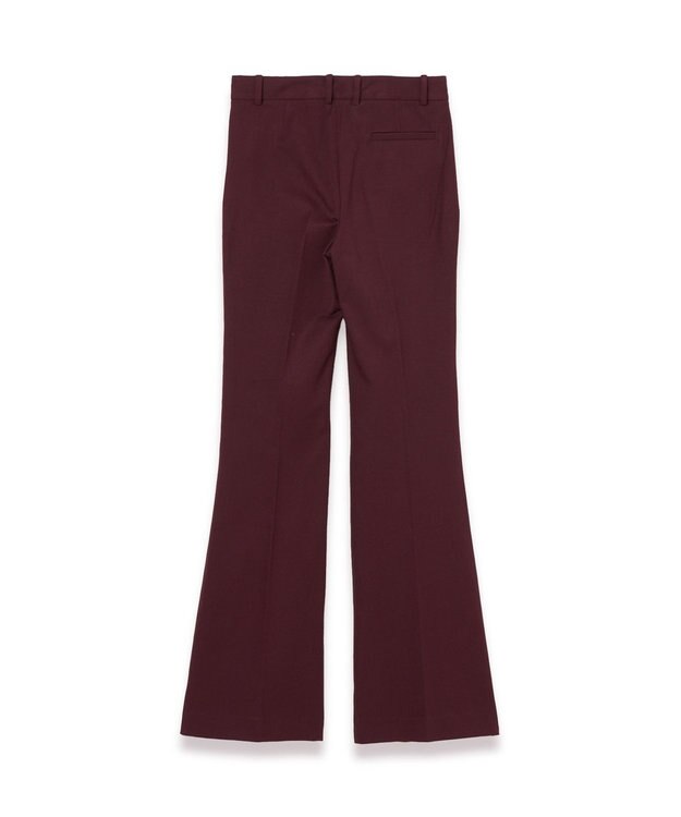 JOSEPH ギャバジンストレッチ　フィットフレアートラウザーズ Merlot