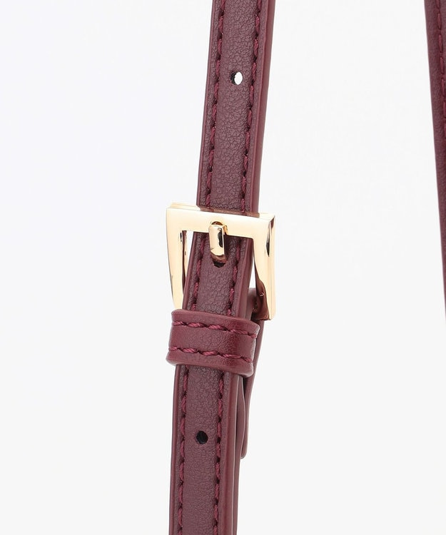 組曲 【加藤ローサさん着用】トップハンドル ハンドバッグ ワイン系