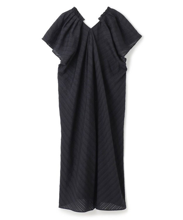 BEIGE， VIVIENNE / Vネックワンピース Black