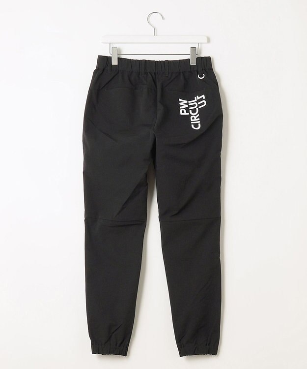 PW CIRCULUS GOLF【UNISEX】【ストレッチ/ドライ】ロゴ ジョガーパンツ ブラック系