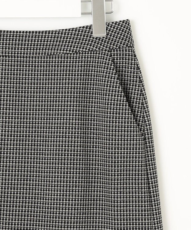 J.PRESS LADIES S 【洗える】ジャカード フレアー スカート ブラック系5