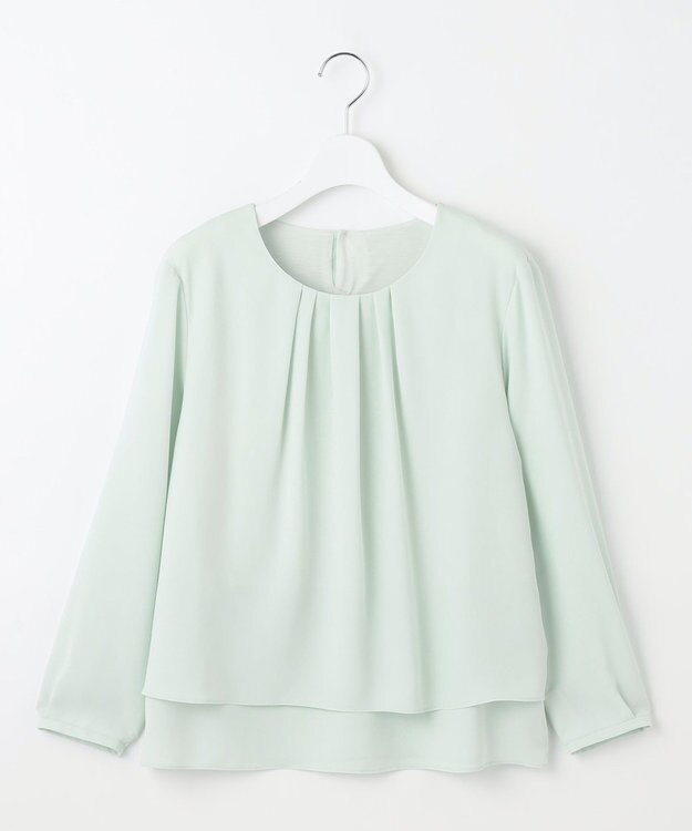 J.PRESS LADIES プルエラツイル レイヤード カットソー ミント系