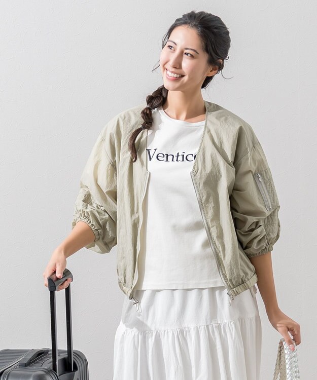 ONWARD Reuse Park 【TWO FACES】ジャケット春夏 グリーン