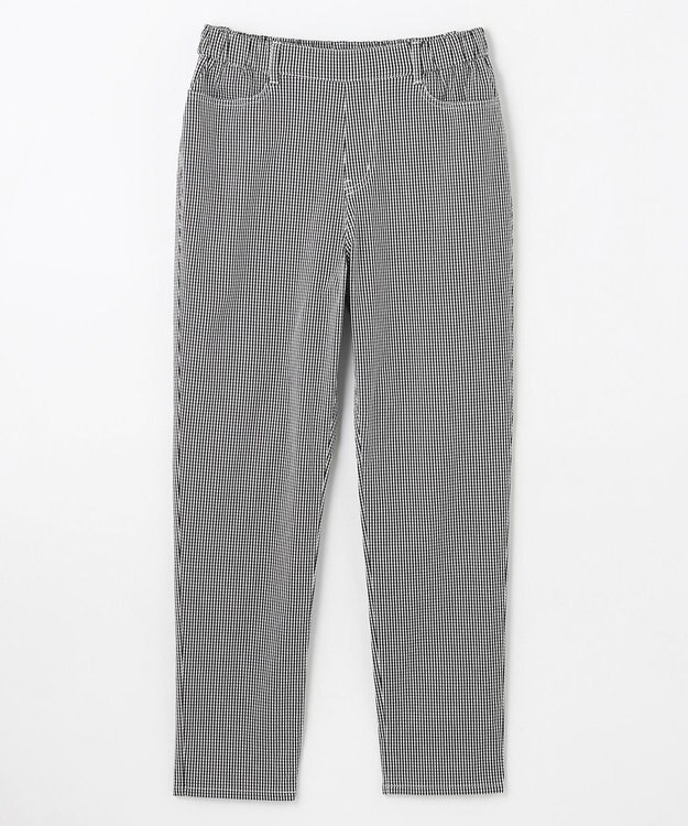 ANY L 【新色追加/洗濯機可/UVカット/ウエストゴム/ストレッチ】7daysデイリーパンツ ギンガム