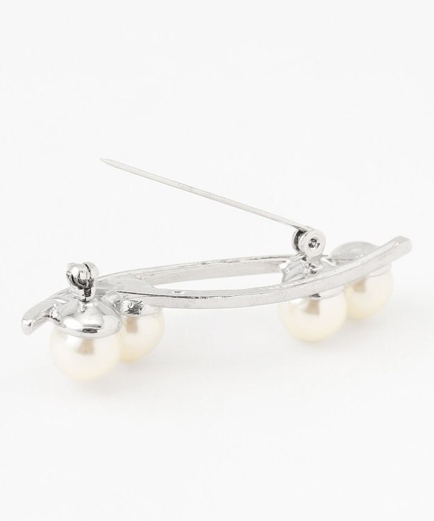 自由区 リーフパール ブローチ シルバー