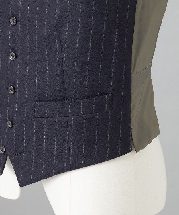 GOTAIRIKU 【MARLING&EVANS】FLANNEL スリーピーススーツ ネイビー系1