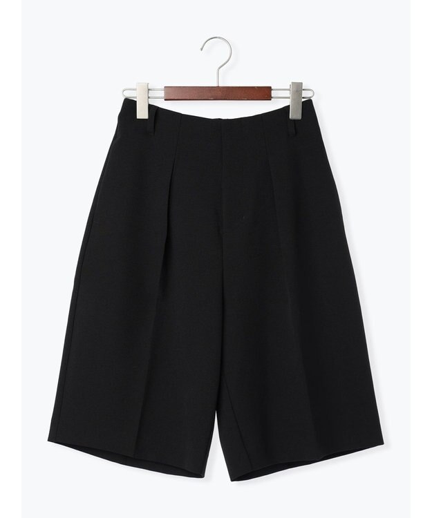 Te chichi フロントタックハーフパンツ《2025Autumn catalog vol.2 item》 ブラック