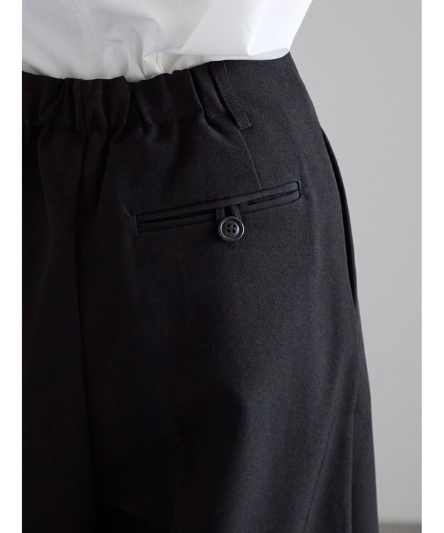 Te chichi フロントタックハーフパンツ《2025Autumn catalog vol.2 item》 ブラック