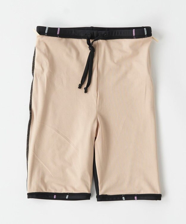 OP／FILA タンキニフルジップフィットネス水着 ブラック×ターコイズ