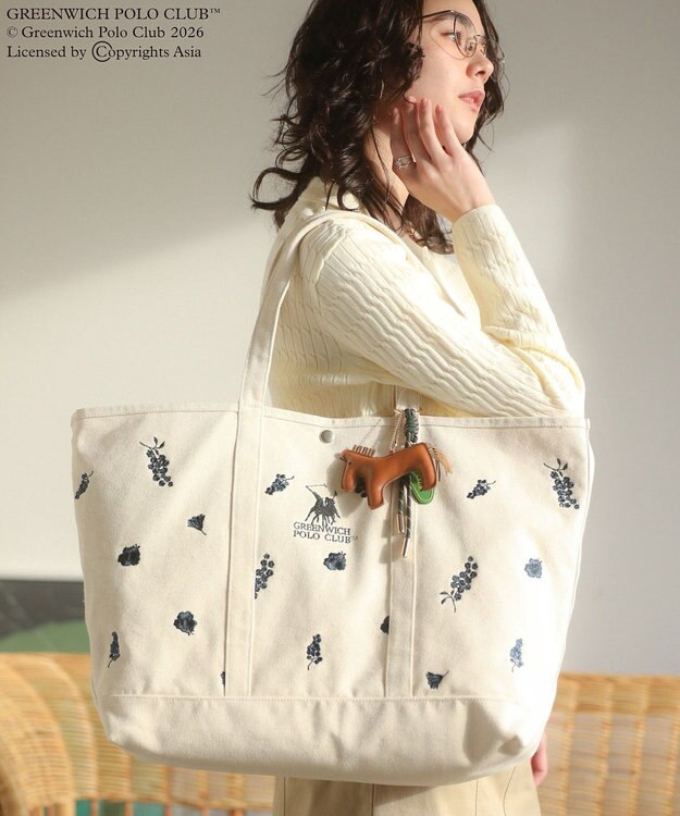 Green Parks GREENWICH POLO CLUB(TM)チャーム Brown