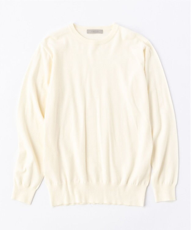 UNFILO MENS 【男女兼用】ライトウォームクルーネックニット オフ