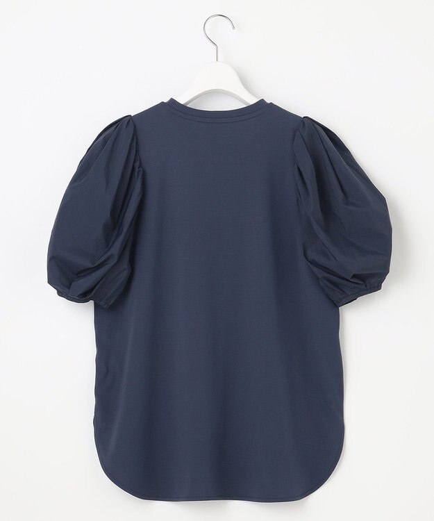 UNFILO BEAUTY FORM パフスリーブ Tシャツ ネイビー系