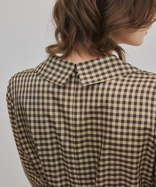 GRACE CONTINENTAL カシュクールバルーンワンピース ブラウン