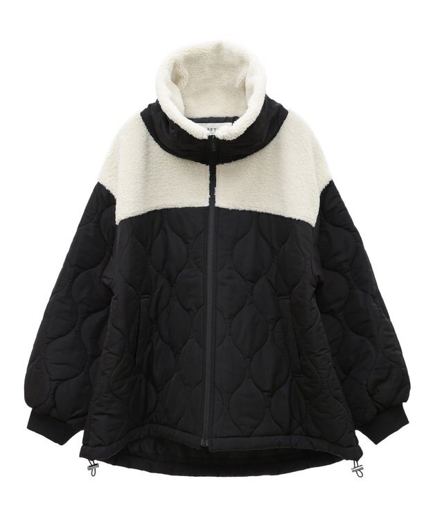 CRAFT STANDARD BOUTIQUE ボアキルト切替ブルゾン Black