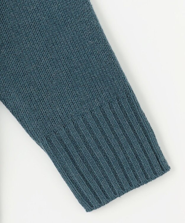 ANY 【6色展開】ラムウールハイネックニット ダスティブルー