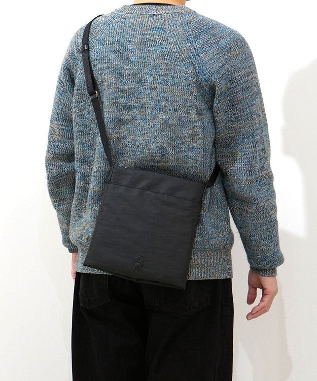 FOLNA RD グリンザ・コーデュラナイロンショルダーバッグ ブラック