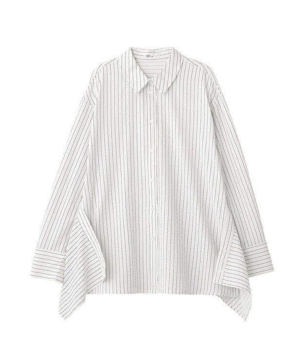 CRAFT STANDARD BOUTIQUE 2点セット / レイヤードデザインシャツ Stripe White