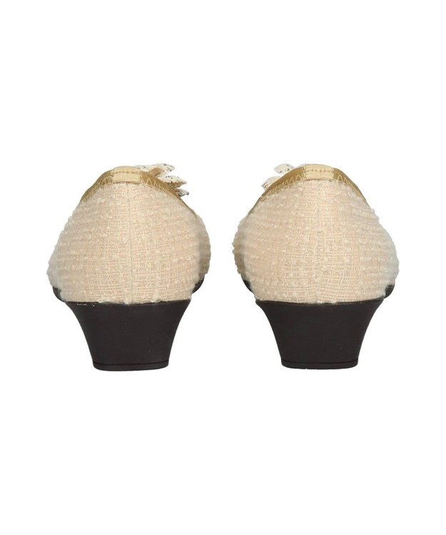 Bridget Birkin ＜3E＞【Bridget Birkin Walk】フラワーパールウォーキングパンプス ベージュ