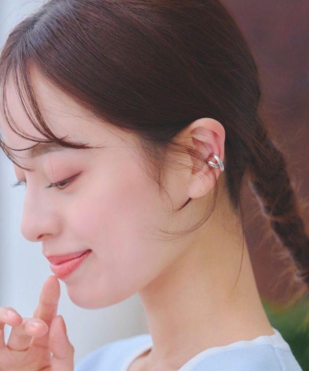 Tiaclasse ツイストイヤーカフ シルバー