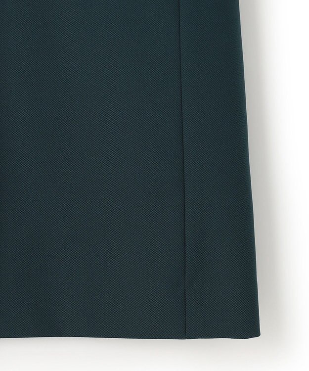 ICB 【洗える】 ウールマットウース ノーカラージレ パイングリーン系