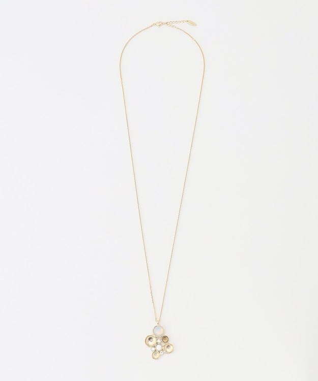 自由区 ドームガラスワントップ ネックレス ゴールド系