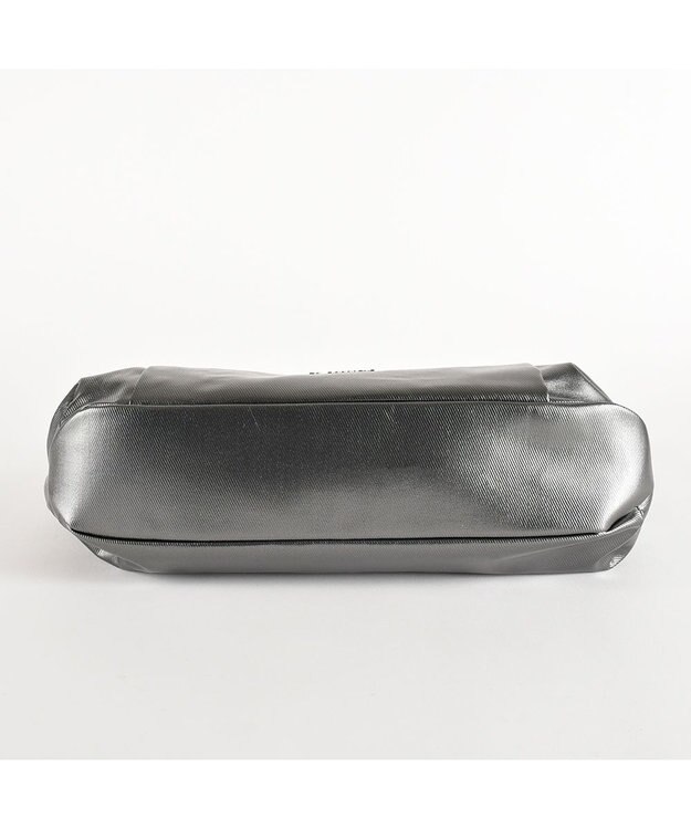 LA BAGAGERIE コーティングキャンバス 2WAYショルダーバッグ ガンメタリック