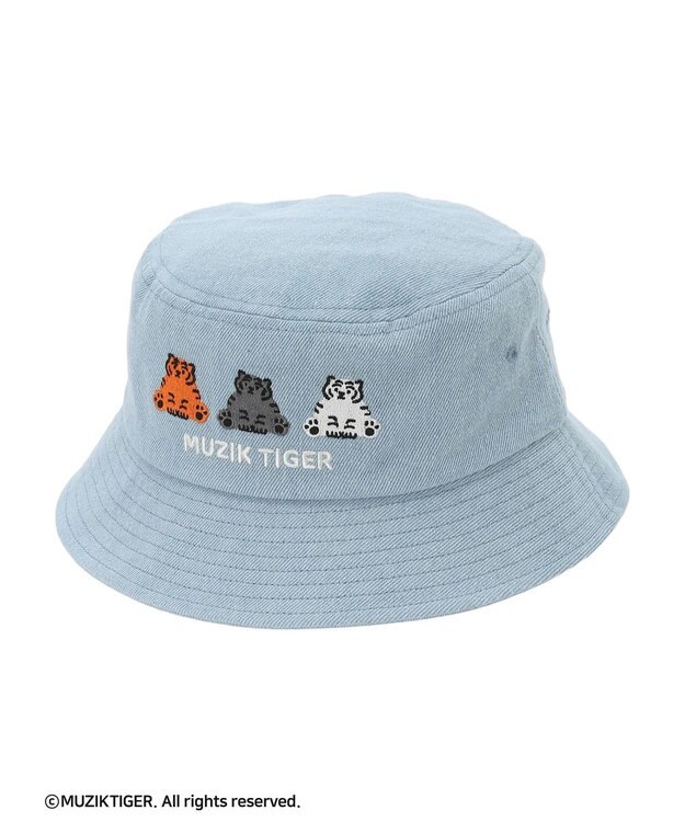 Green Parks ムジークタイガー／刺しゅうバケットハット Light Indigo
