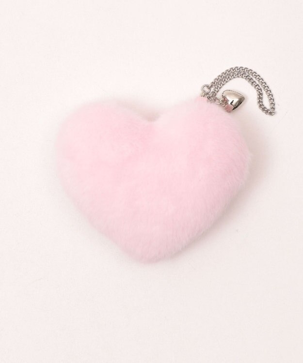 WEGO 【痛バ＆推し活グッズ】ふわふわハートIDフォトチャーム ライトピンク