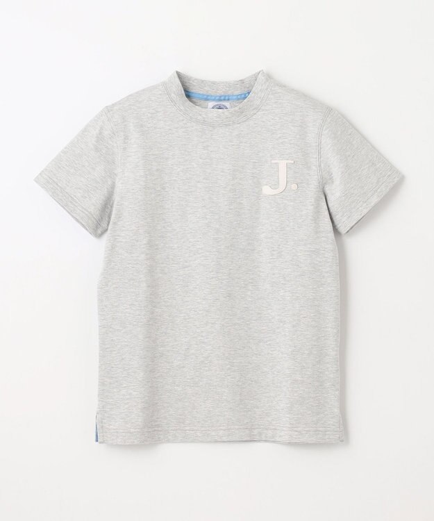 J.PRESS KIDS 【110-130cm】J.エンブロイダリーバックプリント Ｔシャツ ライトグレー系