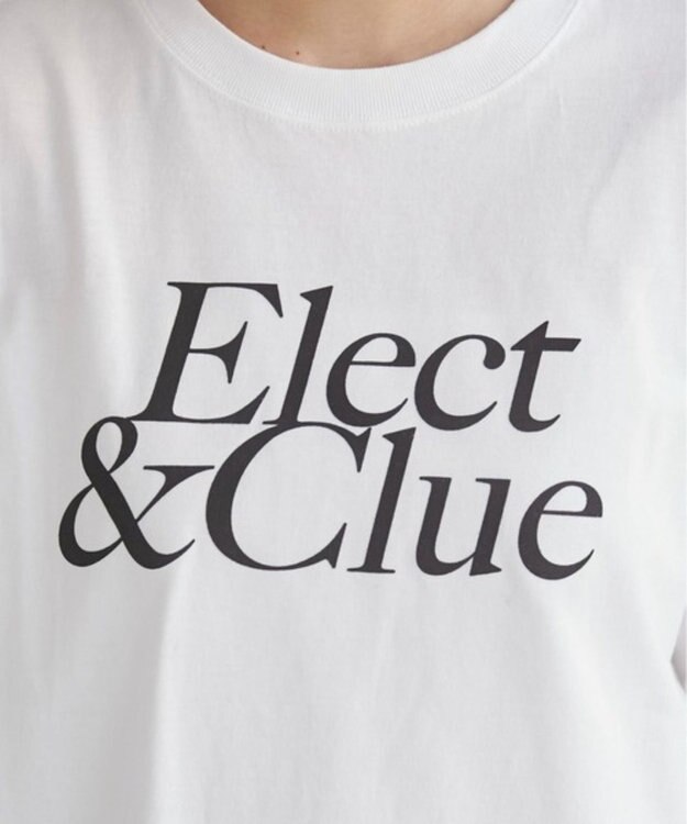 WEGO 【ANGIE VINTAGE】フロッキーロゴプリントロンT ホワイト