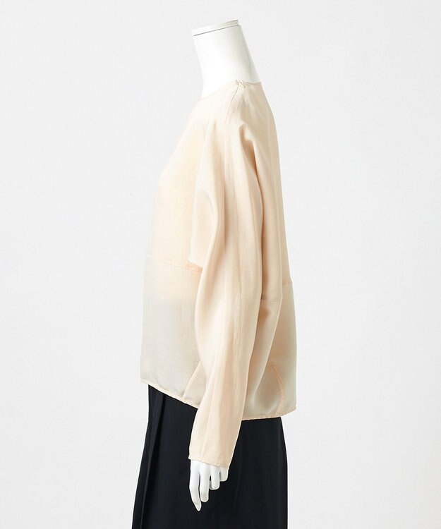 23区 S 【GOLD LABEL】モダールブロード フォルムシャツ ベージュ系