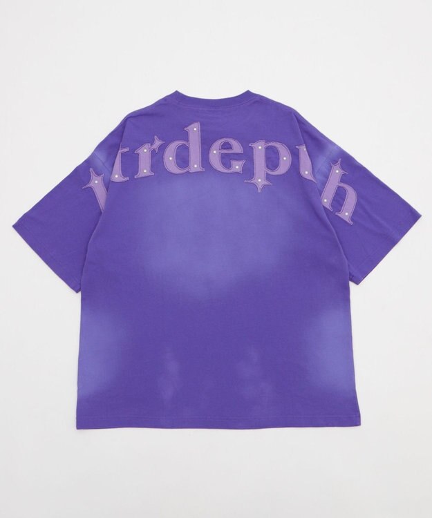 WEGO 【ユニセックス着用ITEM】バックスタッズグラフィックT（SS） パープル