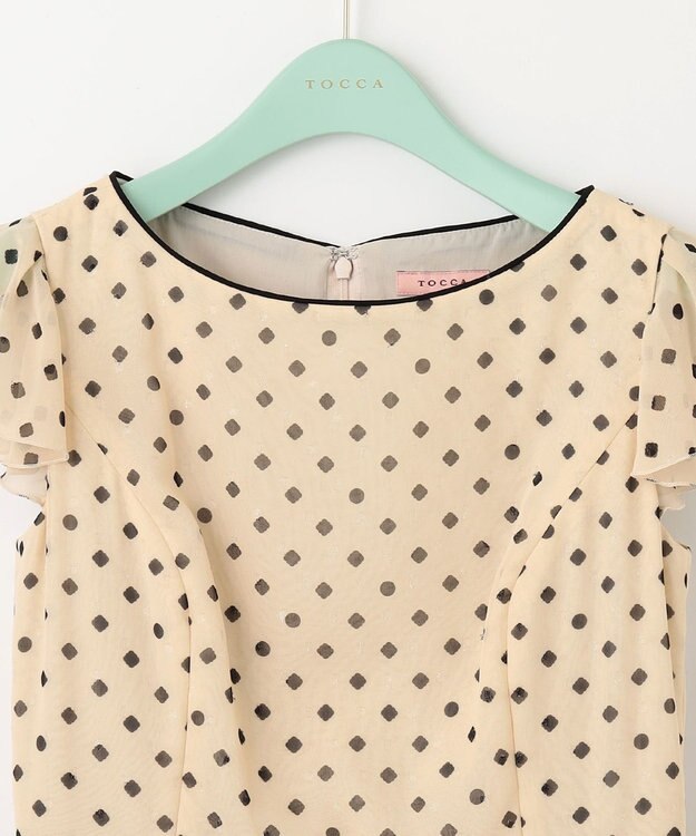 TOCCA 【洗える！】MISTY RAIN ドレス ベージュ系5